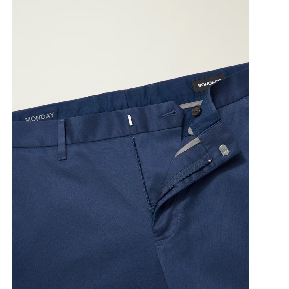 Bonobos Men’s Weekday Warrior Dark Blue Dress Pants - Picture 4 of 11